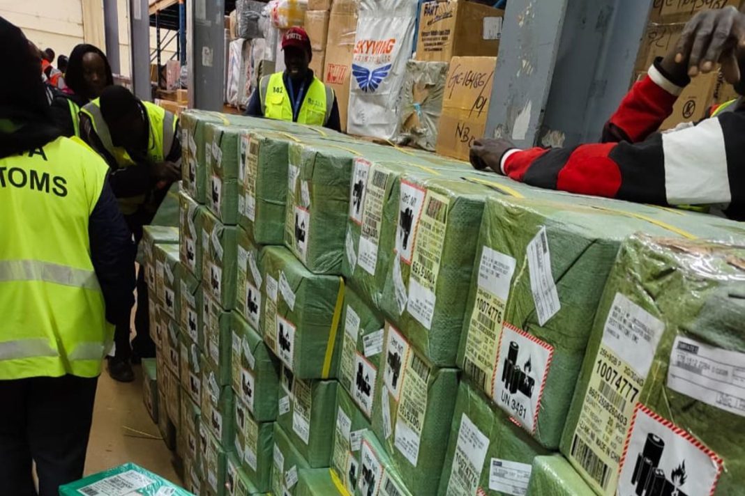 Kenya: KRA intercepts smuggled phones worth KES16 million in taxes at Eldoret Airport